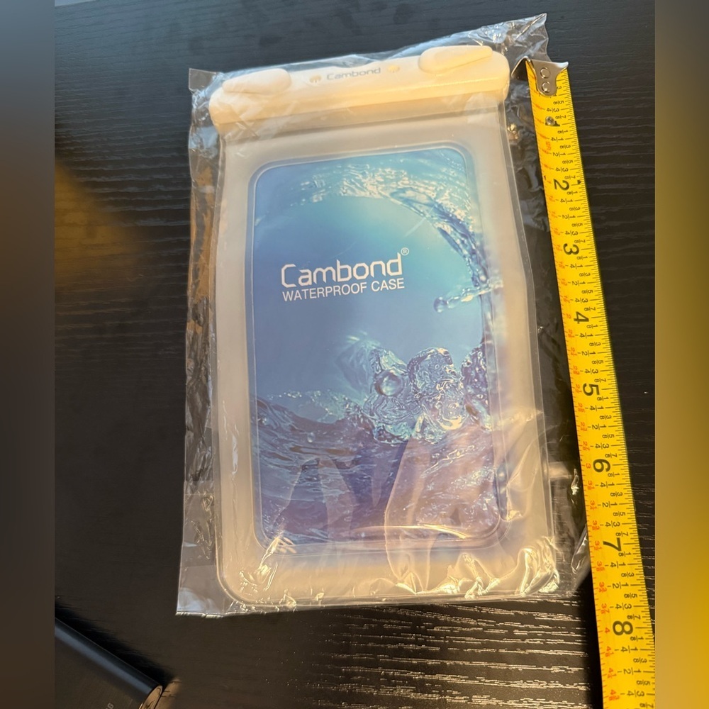 NWT Cambond | Waterproof Phone Case | White and Clear - Picture 4 of 5